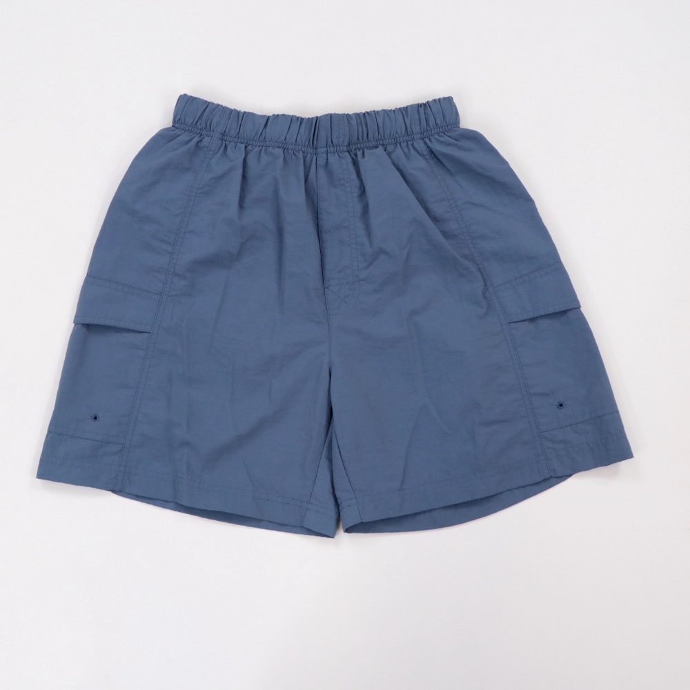 Vintage 90s Streetwear Cargo Pocket Shorts Blue